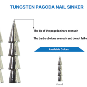 Tungsten Pagoda Nail Sinker